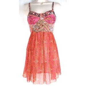 Maaji swim suit babydoll swim top S